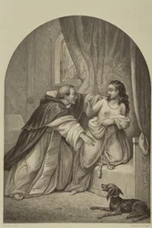 A Monk Seducing a Woman in the 14th Century